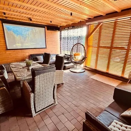 Deluxe Dom Z Sauna I Jacuzzi W Otoczeniu Gor, Lasu I Jeziora Lodygowice